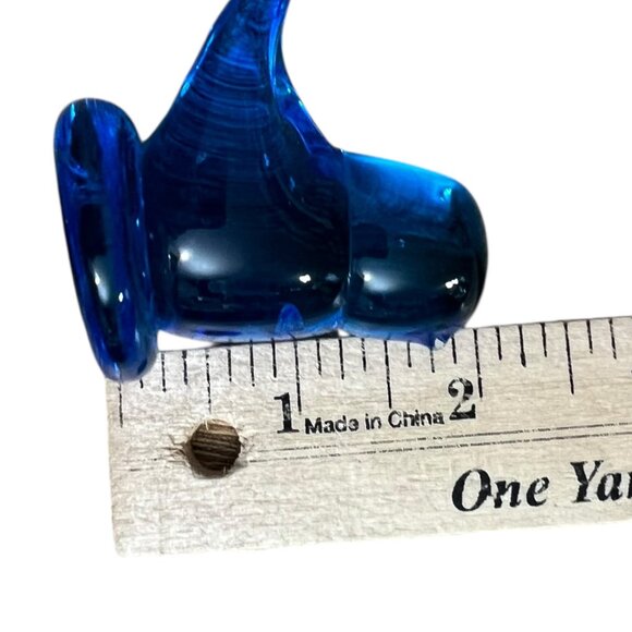 Vintage Sunny Day Bluebird Crystal Figurine Paperweight - Picture 7 of 7